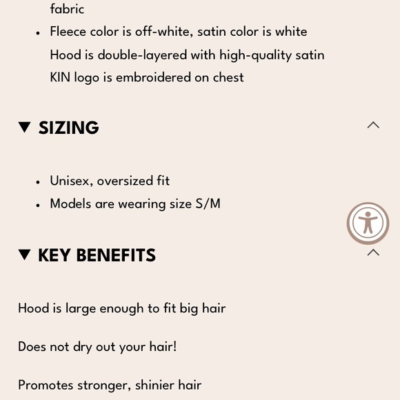 KIN Apparel Teddy Fleece Satin Hoodie - Picture 10 of 10